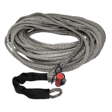 Lockjaw 7/16 in. x 100 ft. 7,400 lbs. WLL. LockJaw Synthetic Winch Line Extension w/Integrated Shackle 21-0438100